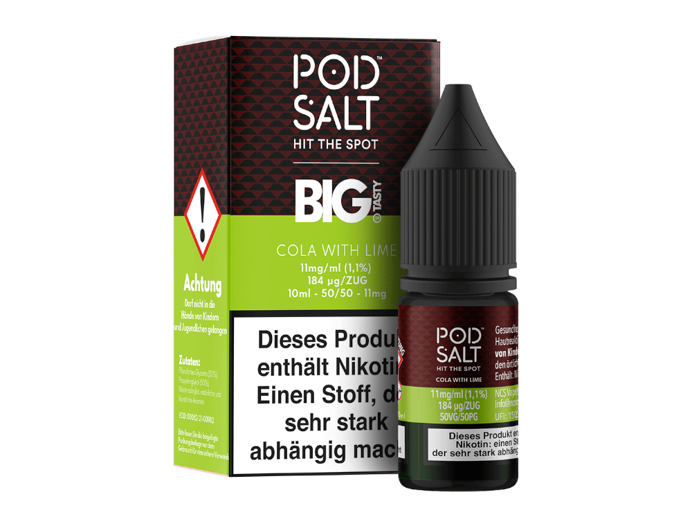 Pod Salt Fusion - Cola mit Limette Nikotinsalz Liquid