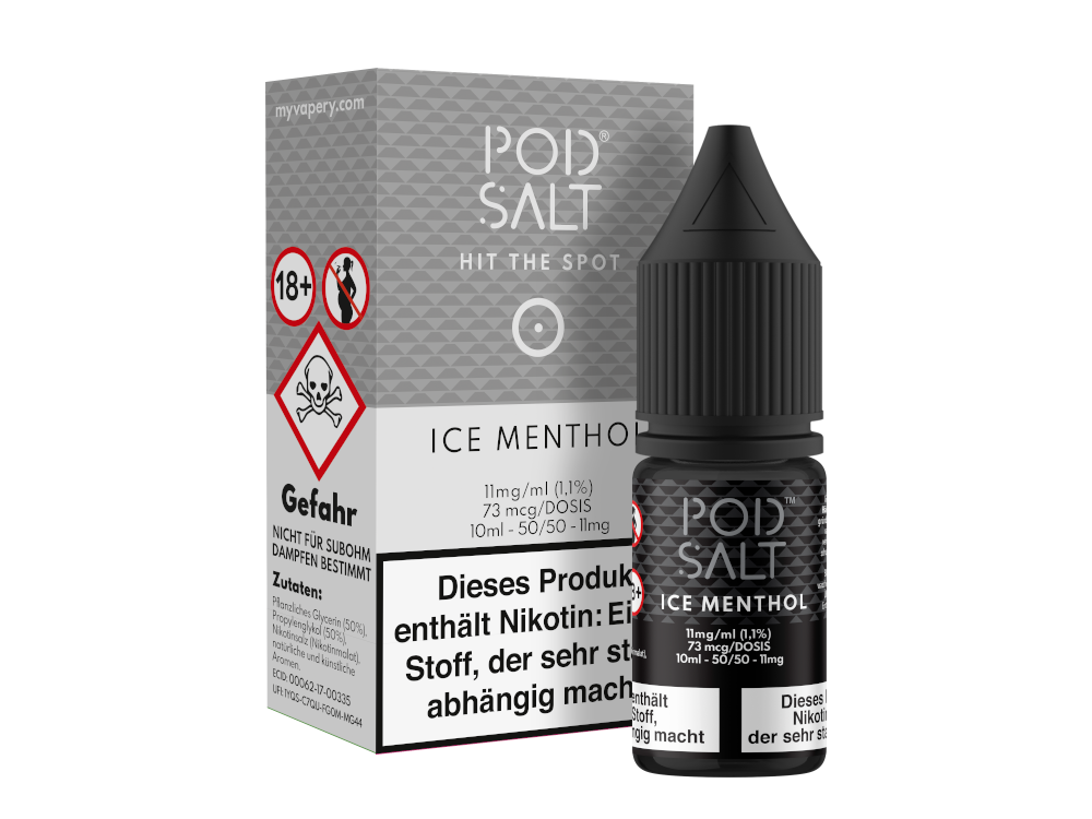 Pod Salt - Ice Menthol - Nikotinsalz Liquid Frischer Genuss