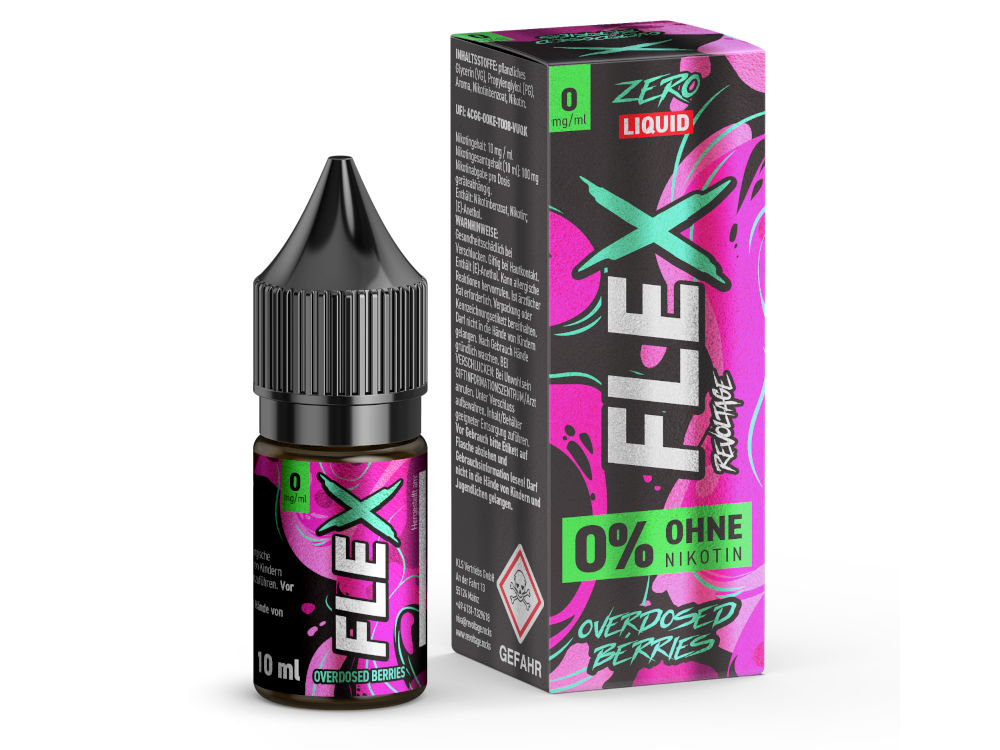 Revoltage FLEX Nikotinsalz Liquid Berries Intensiver Beerengeschmack