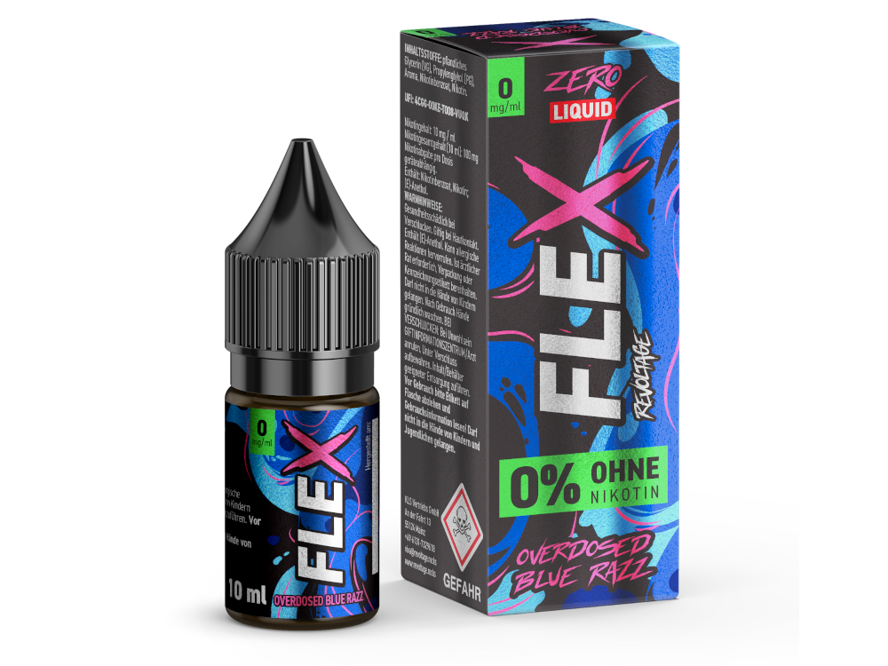 Revoltage FLEX Nikotinsalz Liquid Blue Razz Genuss