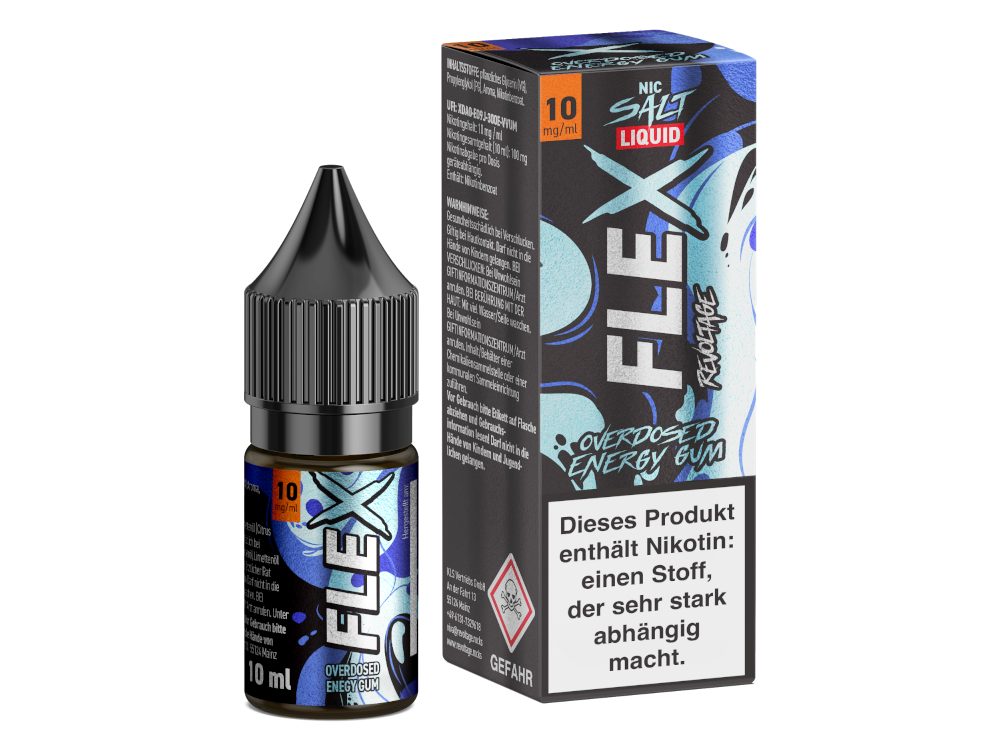 Revoltage Nikotinsalz Liquid Energy Gum Geschmack 10ml