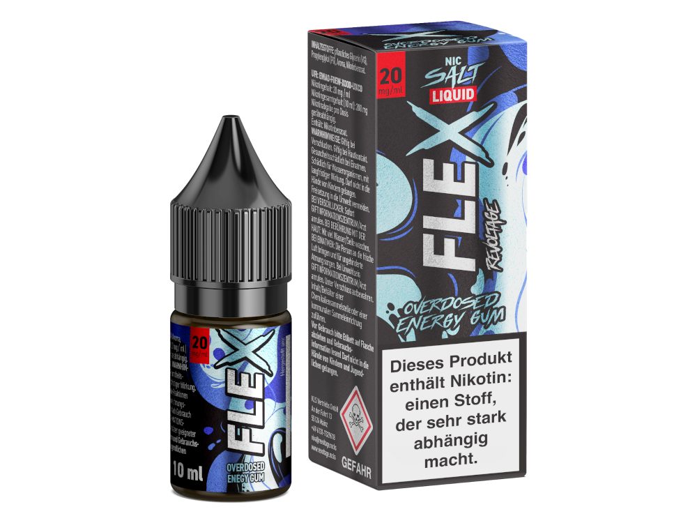Revoltage Nikotinsalz Liquid Energy Gum Geschmack 10ml