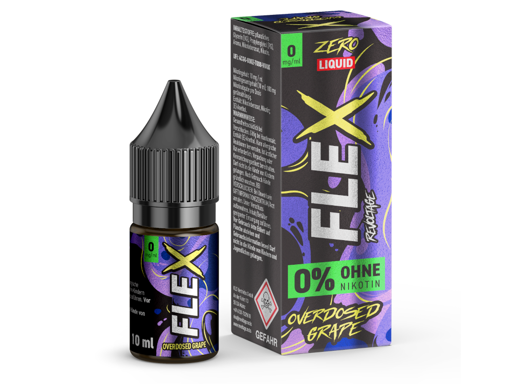 Revoltage FLEX Nikotinsalz Liquid Grape Geschmackserlebnis