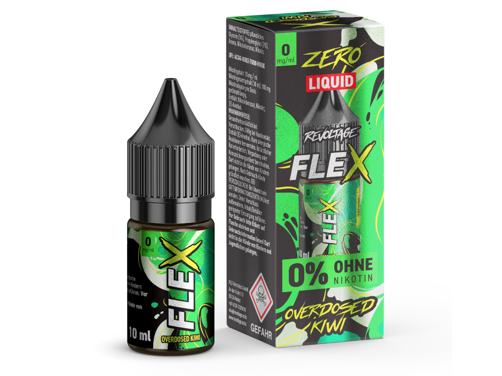 Revoltage - FLEX Nikotinsalz Liquid - Kiwi Geschmack erleben
