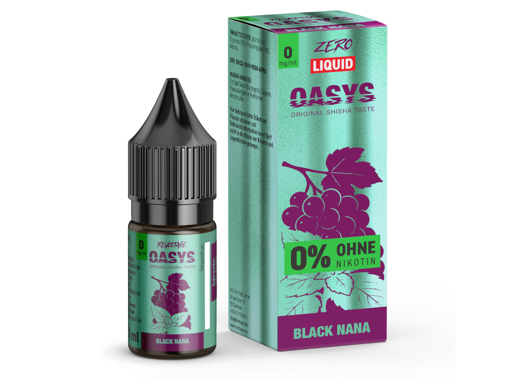 Revoltage OASYS Hybrid Nikotinsalz Liquid Black Nana