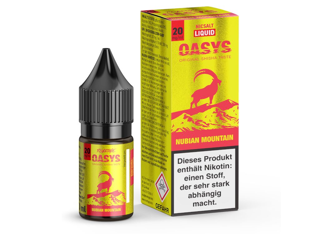 Revoltage OASYS Hybrid Nikotinsalz Liquid Nubian Mountain