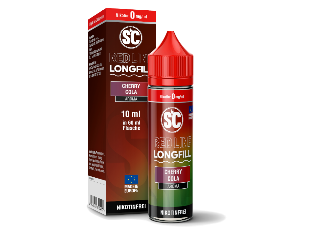 SC - Red Line Longfills 10 ml - Cherry Cola Aroma Genuss