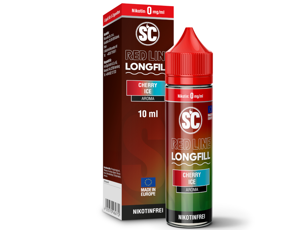 SC Red Line Longfill 10 ml – Intensives Kirsch-Eis Aroma