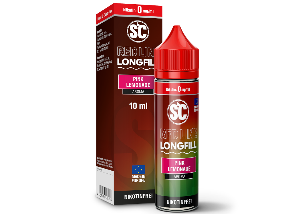 SC Red Line Pink Lemonade Longfill 10 ml mit Intensivem Aroma