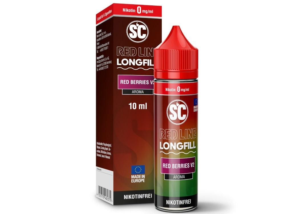 SC Red Line Longfill E-Liquid Rote Beeren Intensiv Aroma