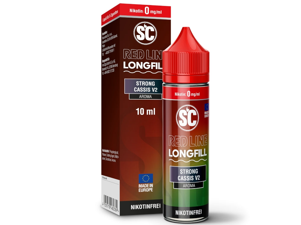 SC - Red Line Longfills 10 ml - Strong Cassis V2