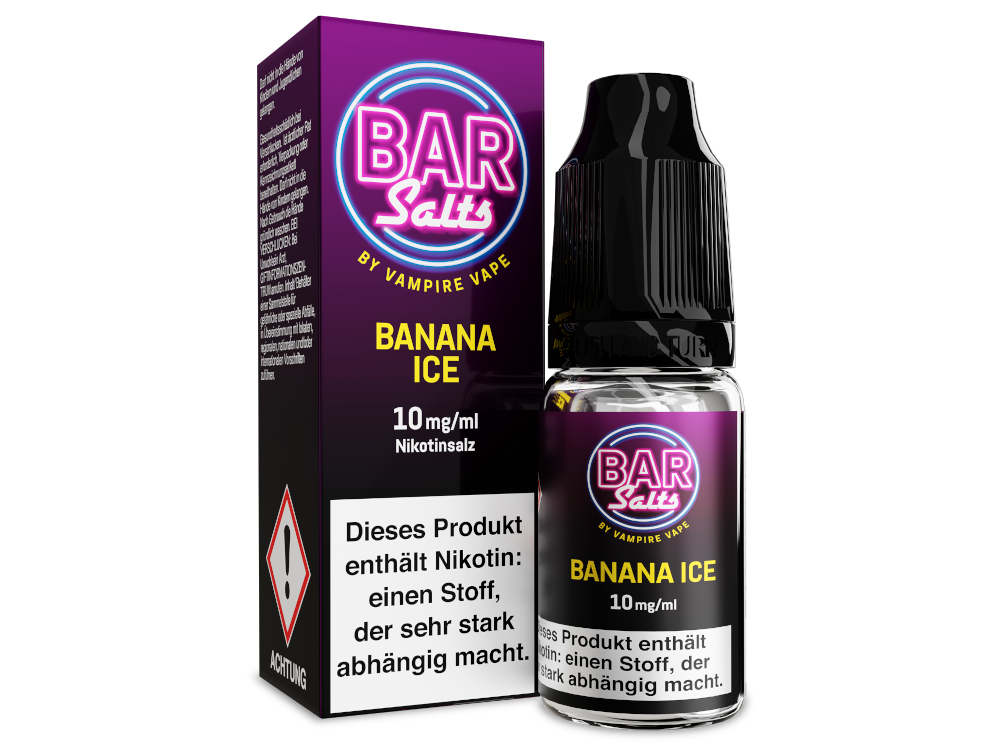Vampire Vape - Bar Salts - Nikotinsalz Liquid - Banana Ice Kühlen Geschmack
