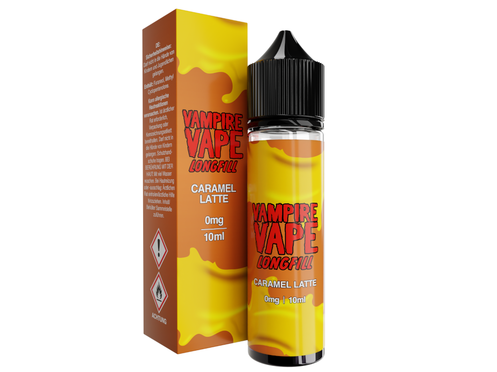Vampire Vape Aroma Caramel Latte – Süße Dessertnote