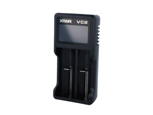 XTAR VC2 Ladegerät mit LCD Display und Sicherheitsfunktionen