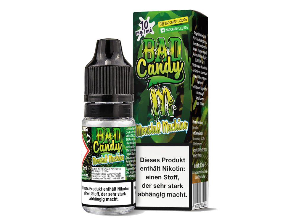 Bad Candy Liquids Monstar Machine Nikotinsalz Liquid Genuss
