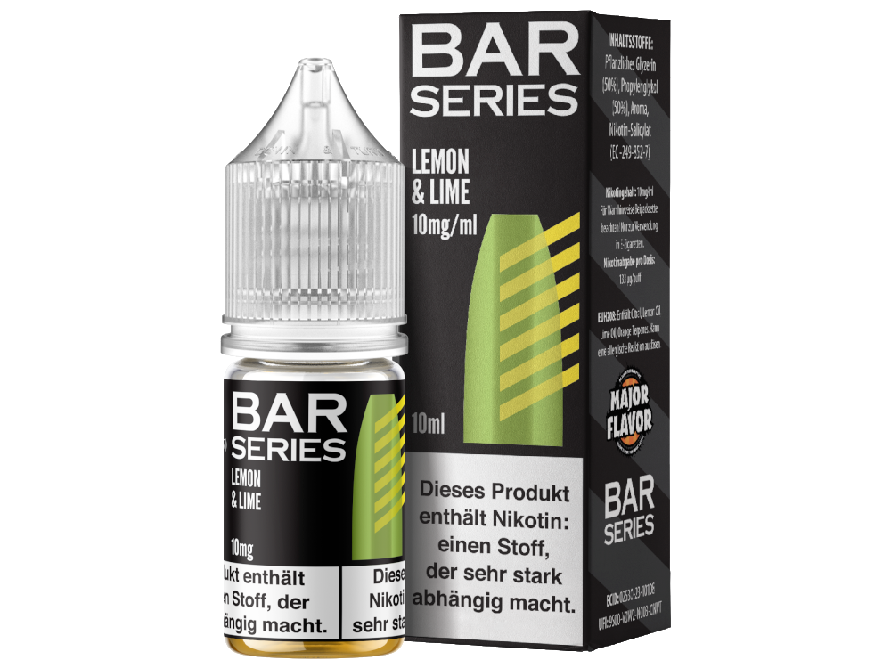 Bar Series - Nikotinsalz Liquid - Erfrischendes Lemon & Lime