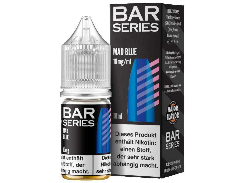 Bar Series - Nikotinsalz Liquid - Mad Blue Geschmackserlebnis