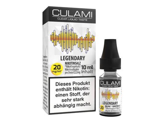 Culami - Nikotinsalz Liquid - Legendary Geschmackserlebnis