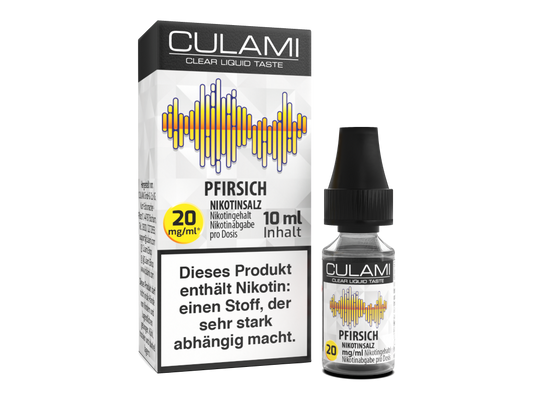 Culami - Nikotinsalz Liquid - Pfirsich Genuss Pur