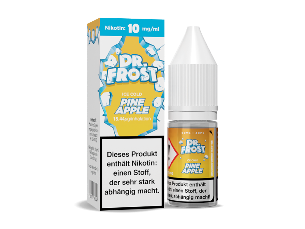 Dr. Frost Nikotinsalz Liquid Pineapple Ice Frische Geschmack