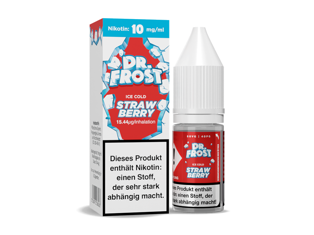 Dr. Frost - Ice Cold Erdbeer Nikotinsalz Liquid
