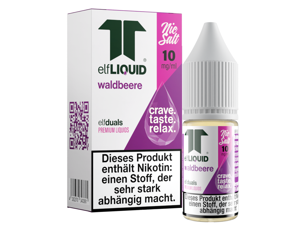 Elf-Liquid Waldbeere 10 mg/ml - Geschmackvolles Nikotinsalz