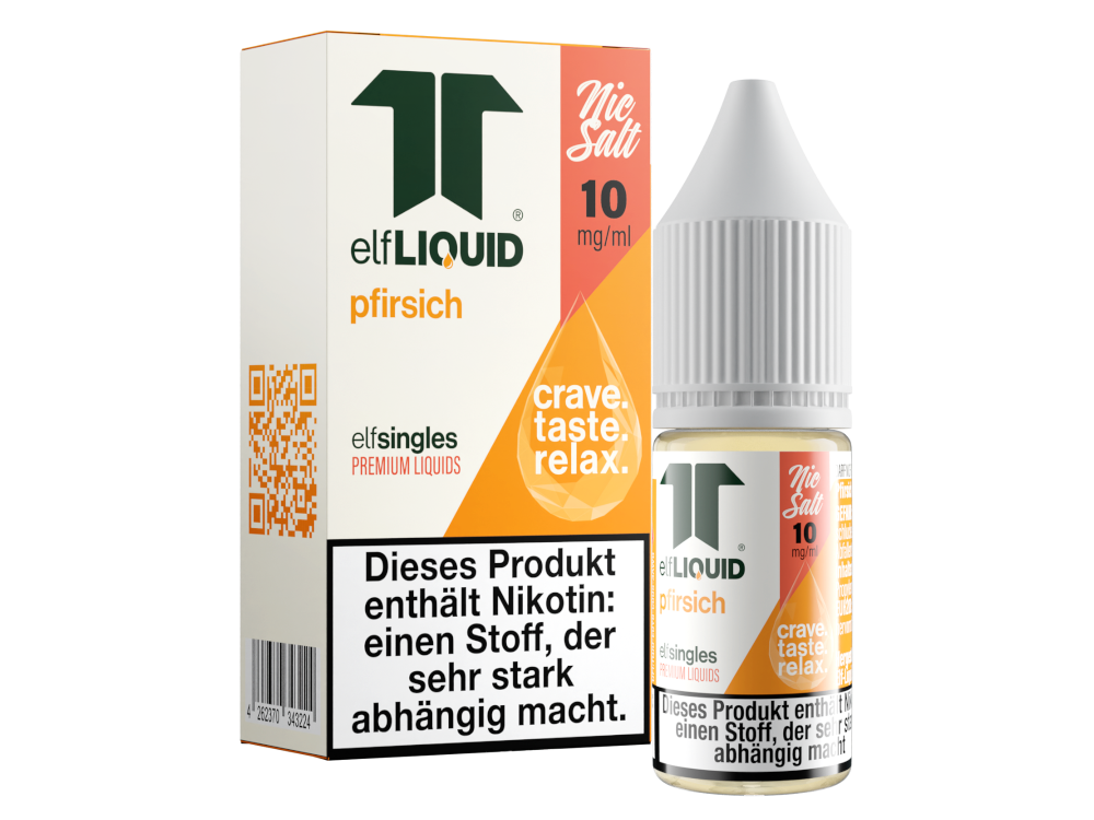 Elf-Liquid Pfirsich Nikotinsalz - Fruchtiger Genuss Pur