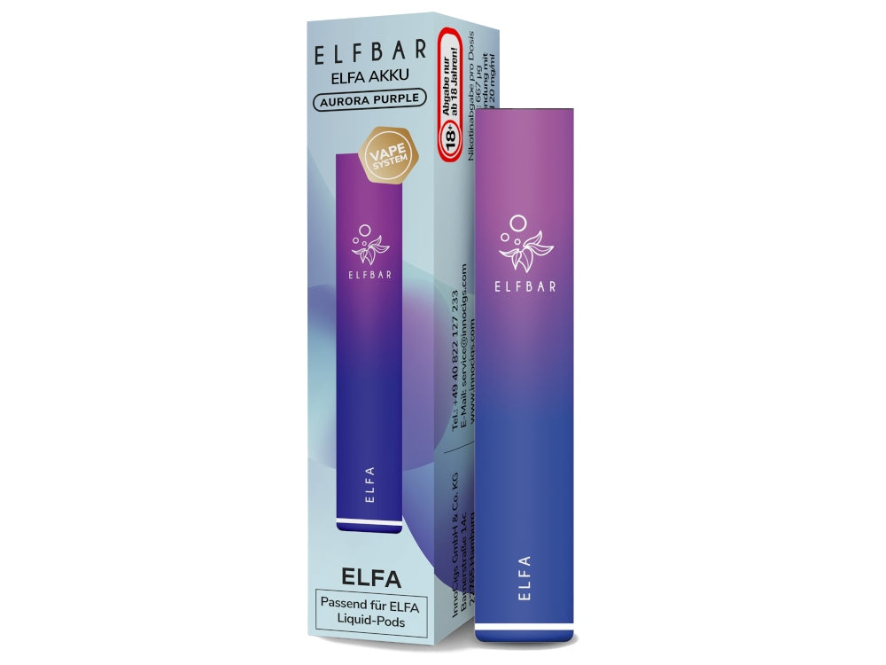 Elfbar - Elfa Akku 500 mAh Mit Zugautomatik Nutzen