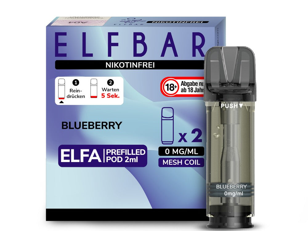 Elfbar Elfa Pod 20mg/ml (2 Stück) - Erfrischender Blue Razz Lemonade