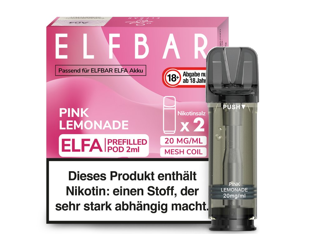 Elfbar Elfa Pod 20mg/ml (2 Stück) - Erfrischender Blue Razz Lemonade