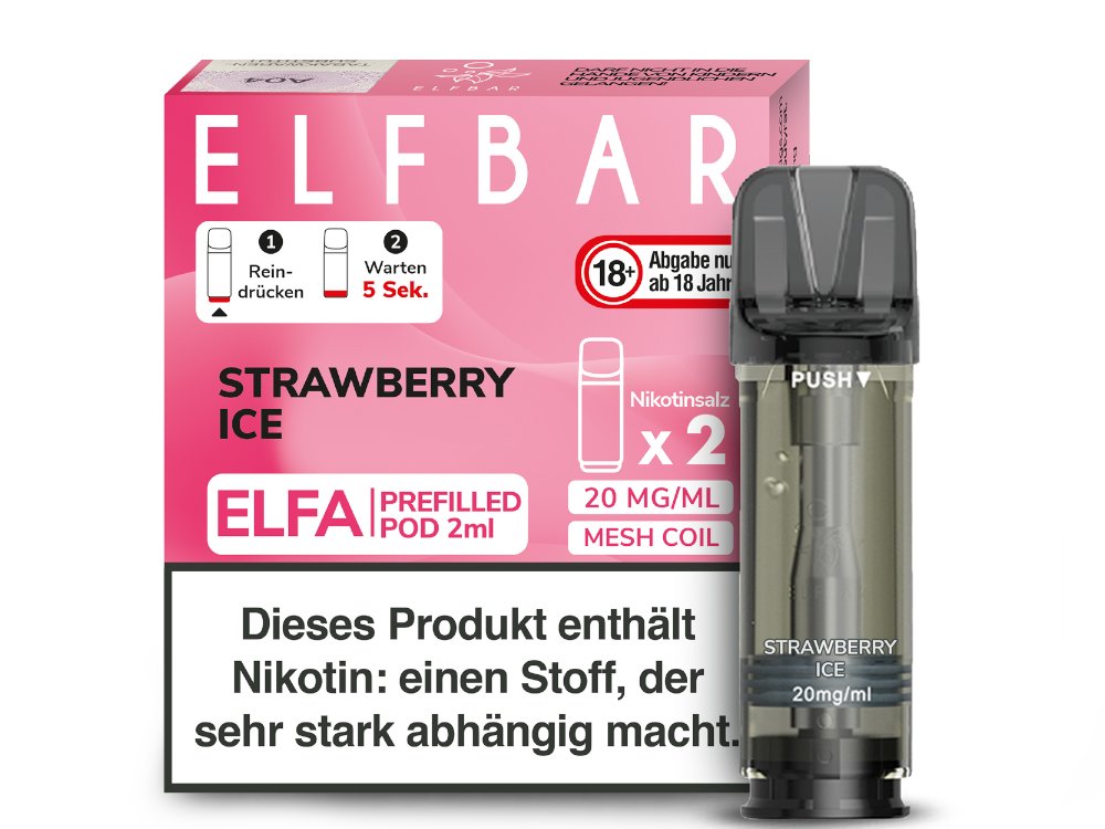 Elfbar Elfa Pod 20mg/ml (2 Stück) - Erfrischender Blue Razz Lemonade