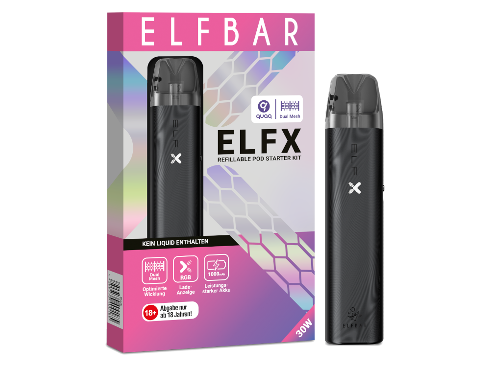 Elfbar - Elfx E-Zigaretten Set Mit Top-Filling-System