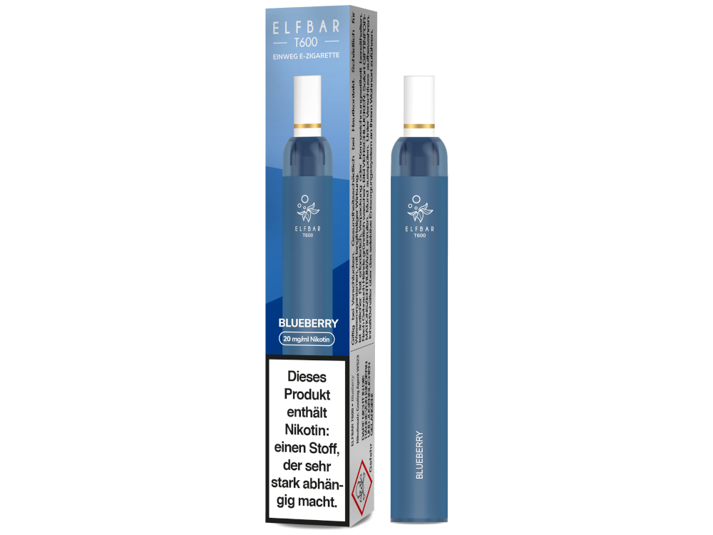 Elfbar T600 Einweg E-Zigarette - Blueberry Geschmack Genießen