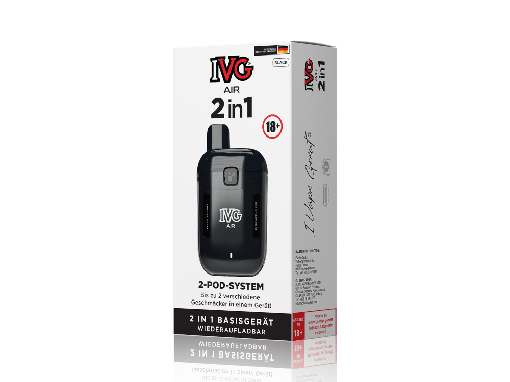 IVG - AIR 2in1 Akku 780 mAh Mit Doppel-Pod Funktion
