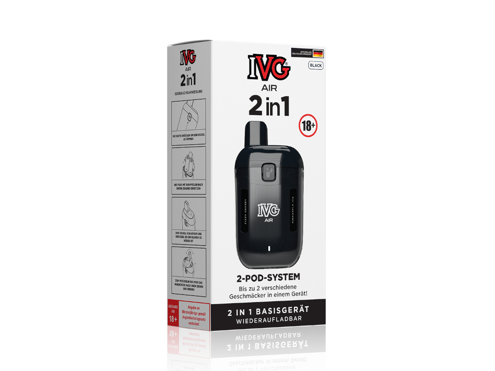 IVG - AIR 2in1 Akku 780 mAh Mit Doppel-Pod Funktion