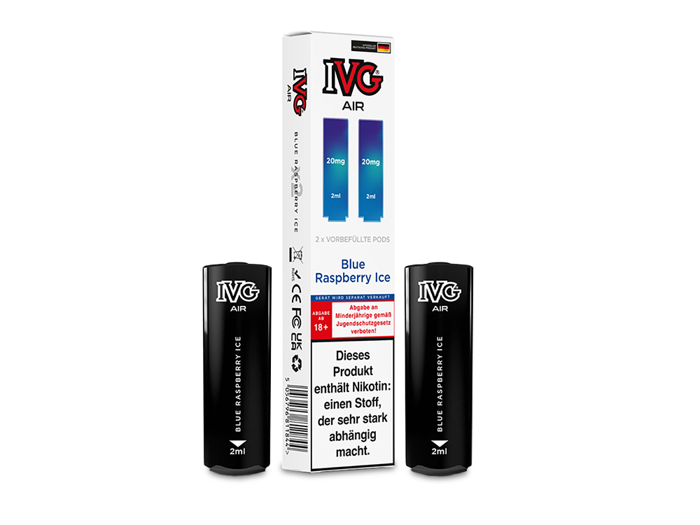 IVG AIR Pod (2 Stück pro Packung) - Erfrischender Blue Raspberry Ice