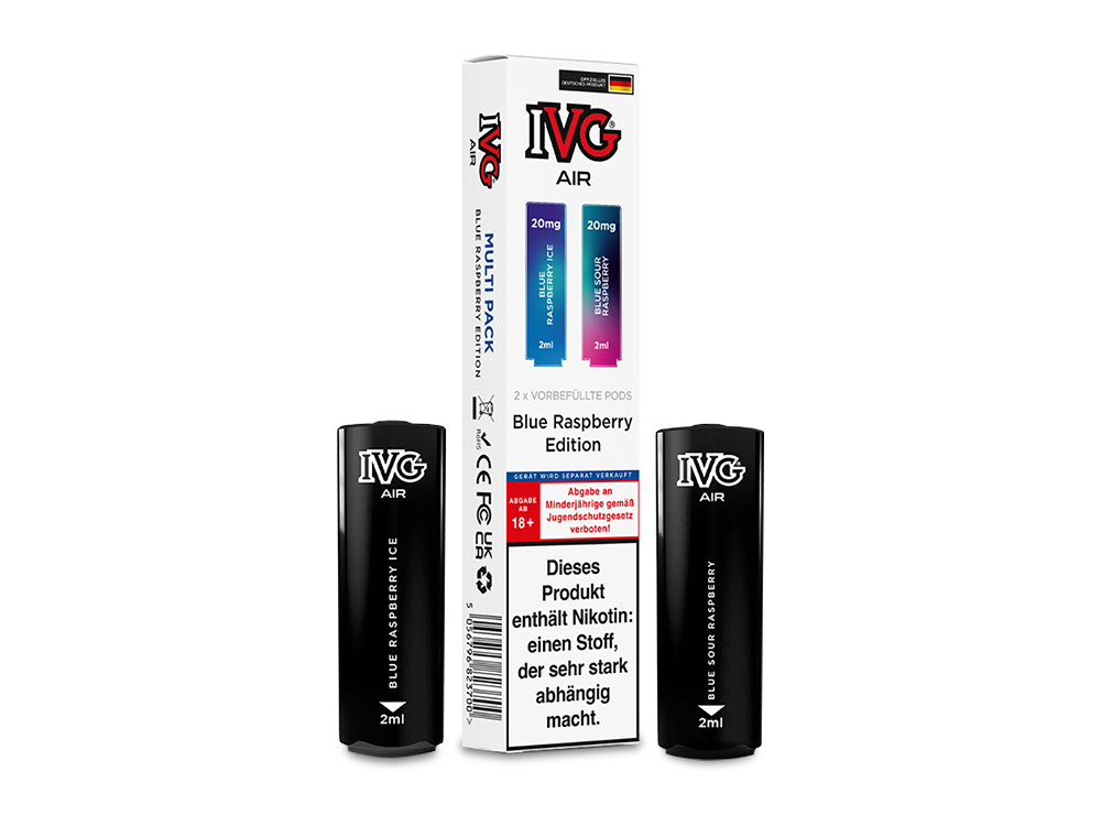 IVG AIR Pod Multi Flavour Edition Blue Raspberry Genuss