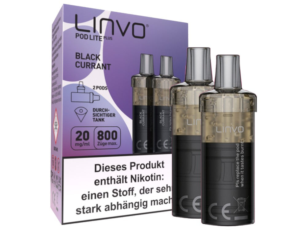 Linvo Pod Lite Plus Cartridge 20 mg/ml Apfel Pfirsich