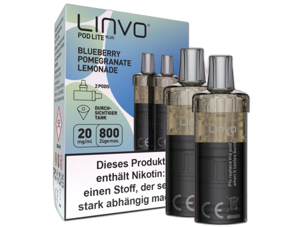 Linvo Pod Lite Plus Cartridge 20 mg/ml Apfel Pfirsich