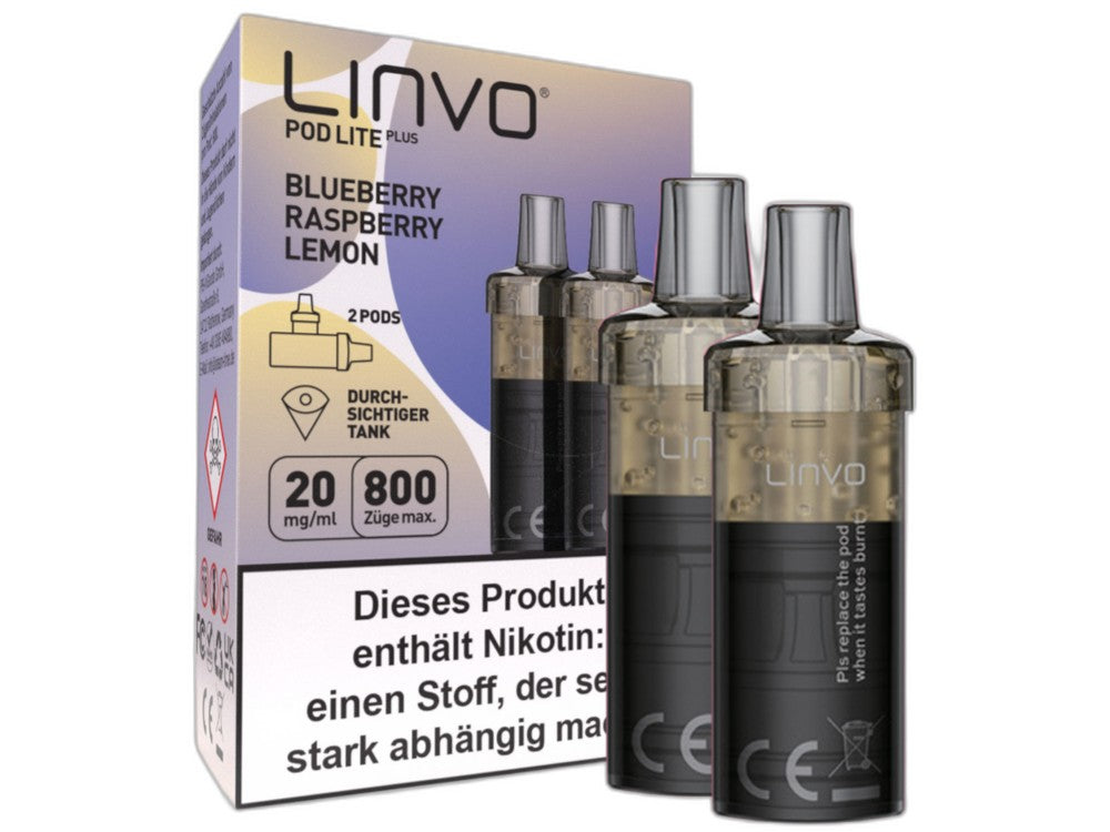 Linvo Pod Lite Plus Cartridge 20 mg/ml Apfel Pfirsich