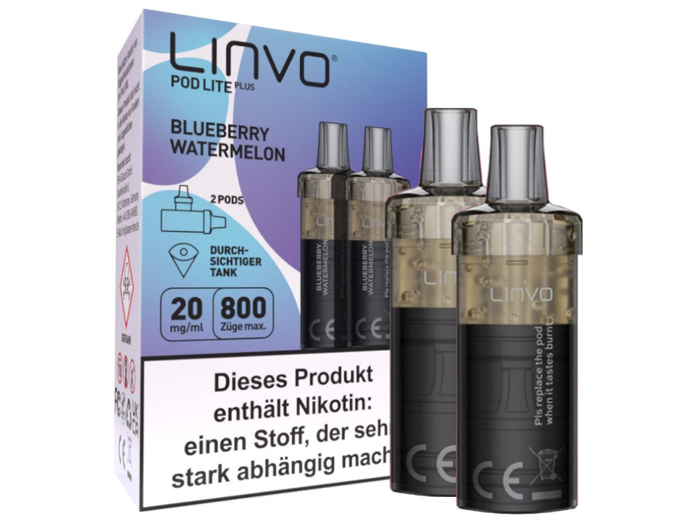 Linvo Pod Lite Plus Cartridge 20 mg/ml Apfel Pfirsich