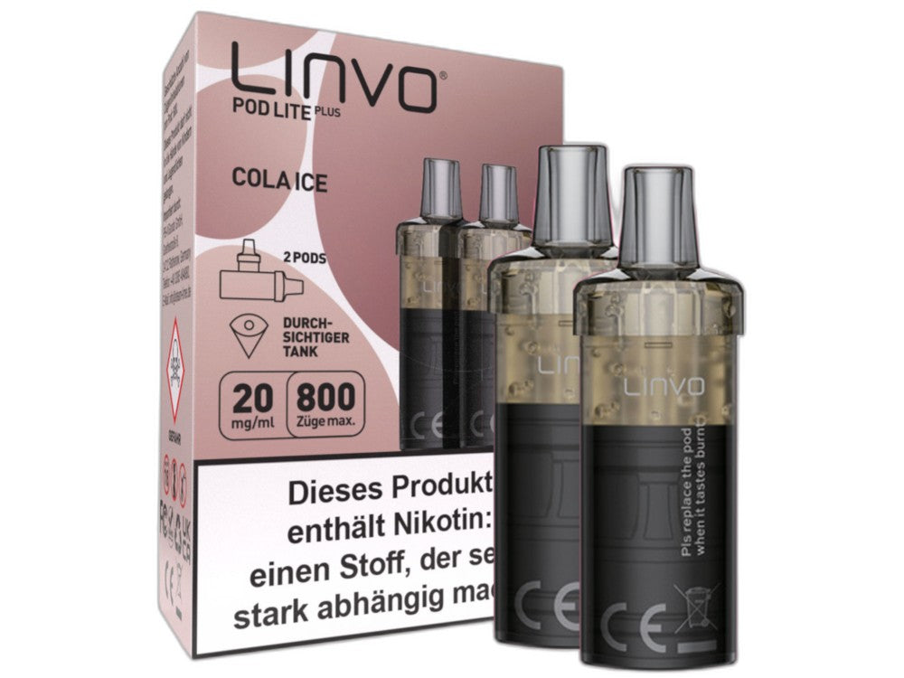 Linvo Pod Lite Plus Cartridge 20 mg/ml Apfel Pfirsich