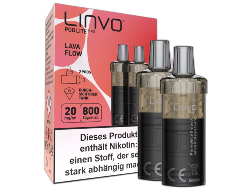 Linvo Pod Lite Plus Cartridge 20 mg/ml Apfel Pfirsich