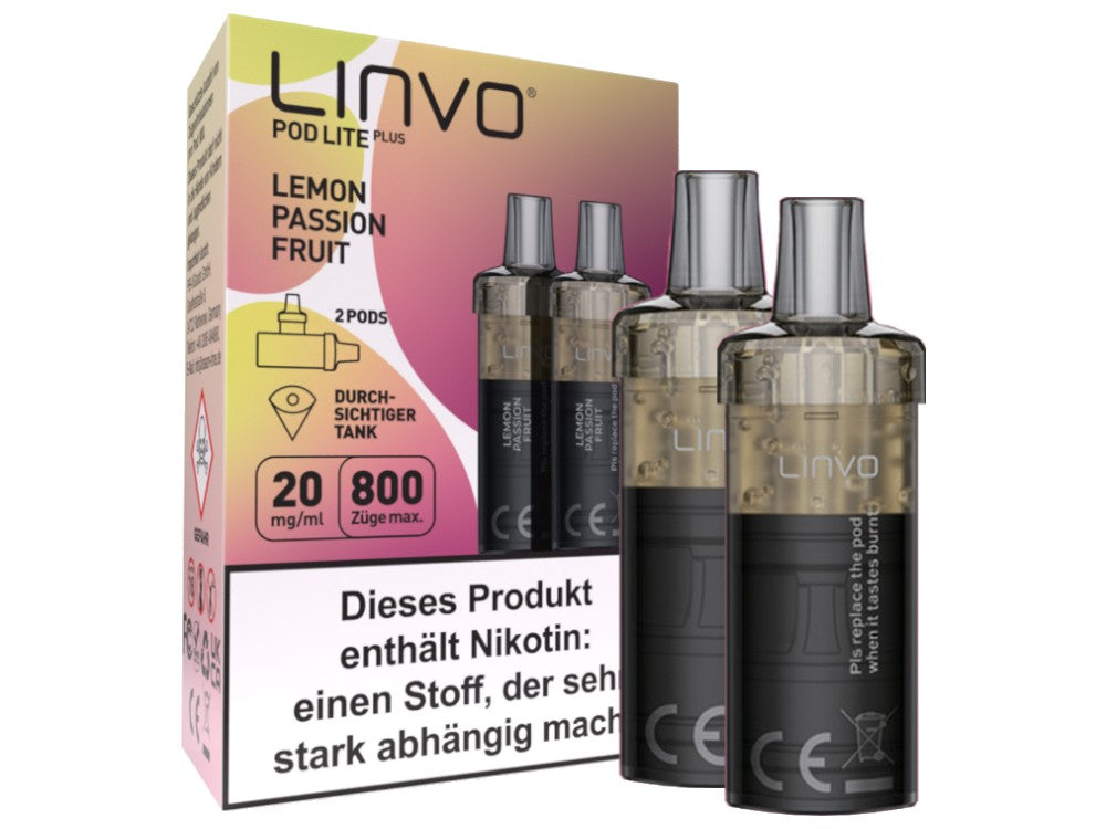 Linvo Pod Lite Plus Cartridge 20 mg/ml Apfel Pfirsich