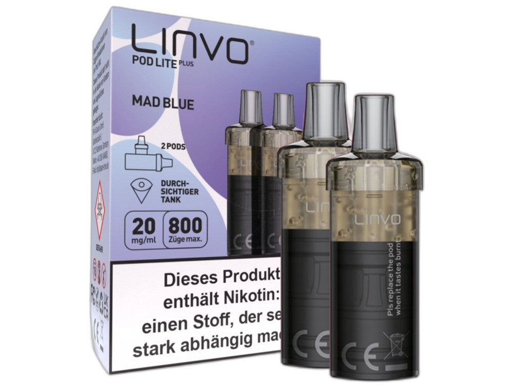 Linvo Pod Lite Plus Cartridge 20 mg/ml Apfel Pfirsich