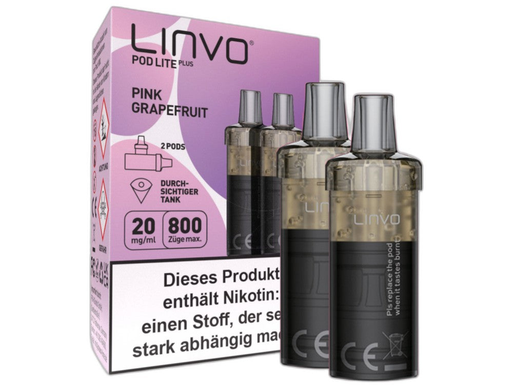Linvo Pod Lite Plus Cartridge 20 mg/ml Apfel Pfirsich