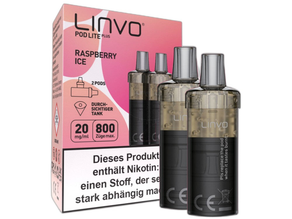 Linvo Pod Lite Plus Cartridge 20 mg/ml Apfel Pfirsich