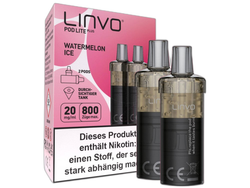 Linvo Pod Lite Plus Cartridge 20 mg/ml Apfel Pfirsich