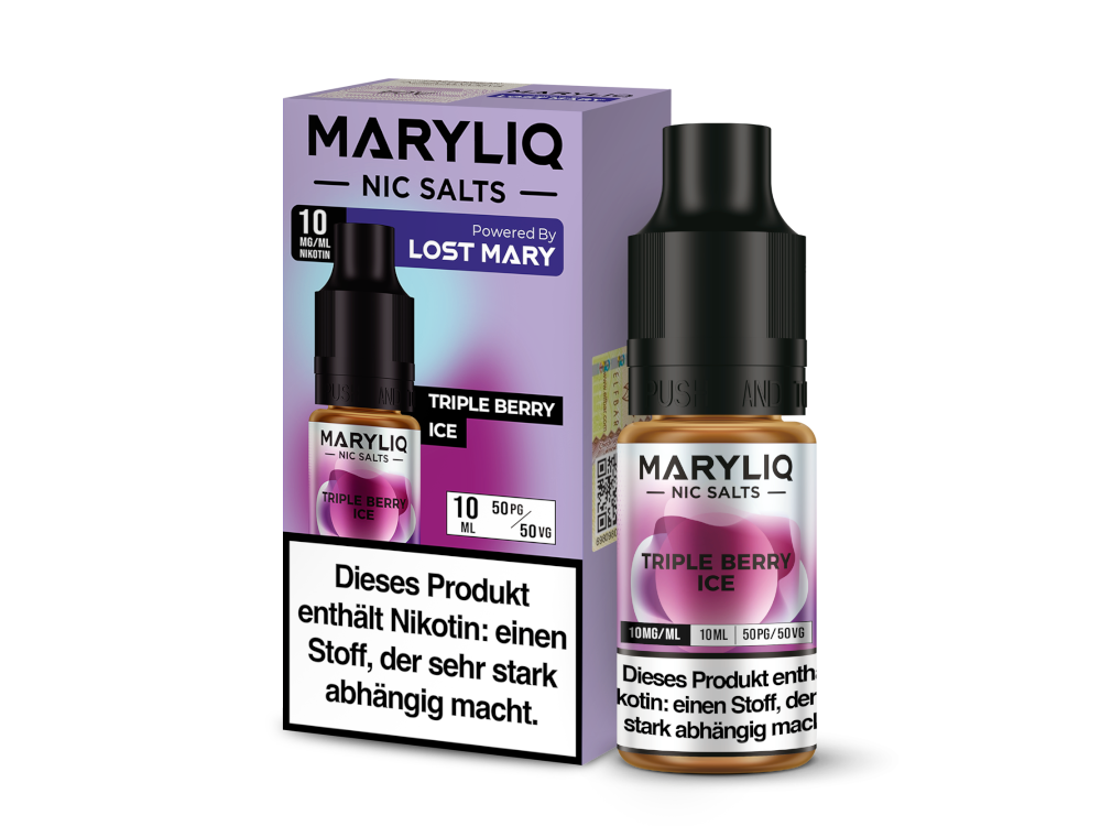 MARYLIQ - Nikotinsalz Liquid - Triple Berry Ice Genuss