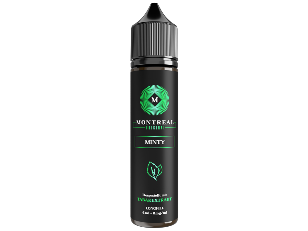 Montreal Longfill Minty Aroma mit Sanfter Mentholnote